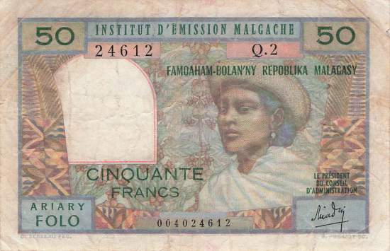 50 Francs p.61-1 1969